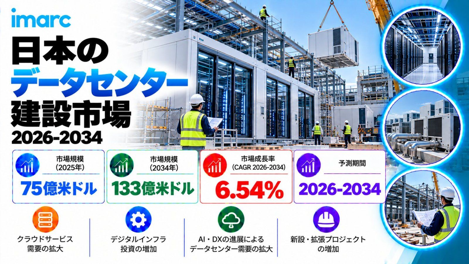 日本のデータセンター建設市場