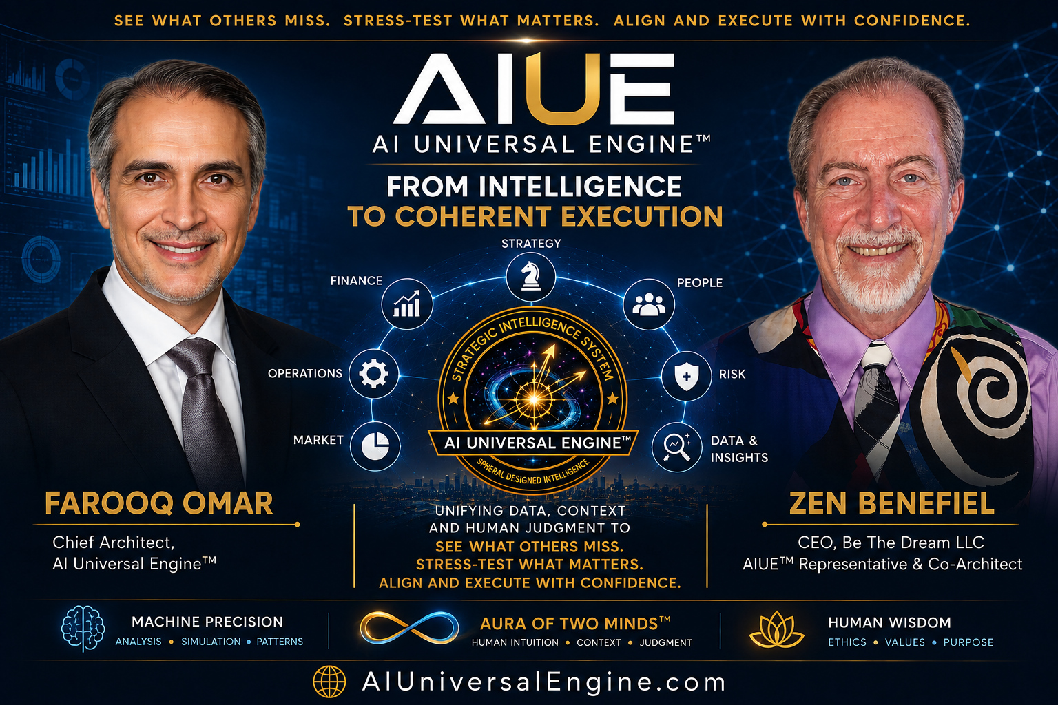 Farooq Omar, Zen Benefiel, AI Universal Engine