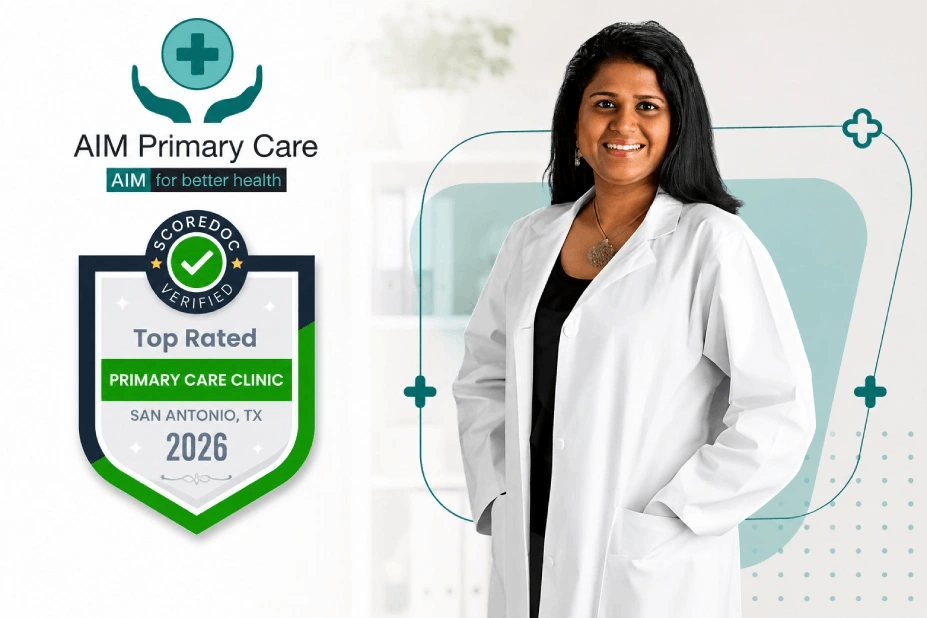 AIM Primary Care Recognized as San Antonio’s Top-Rated Primary Care Clinic for 2026