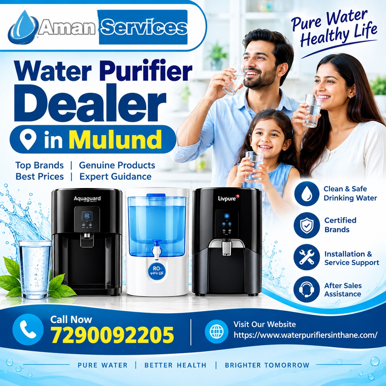 Water Purifier Dealer in Mulund – Aman Services.
