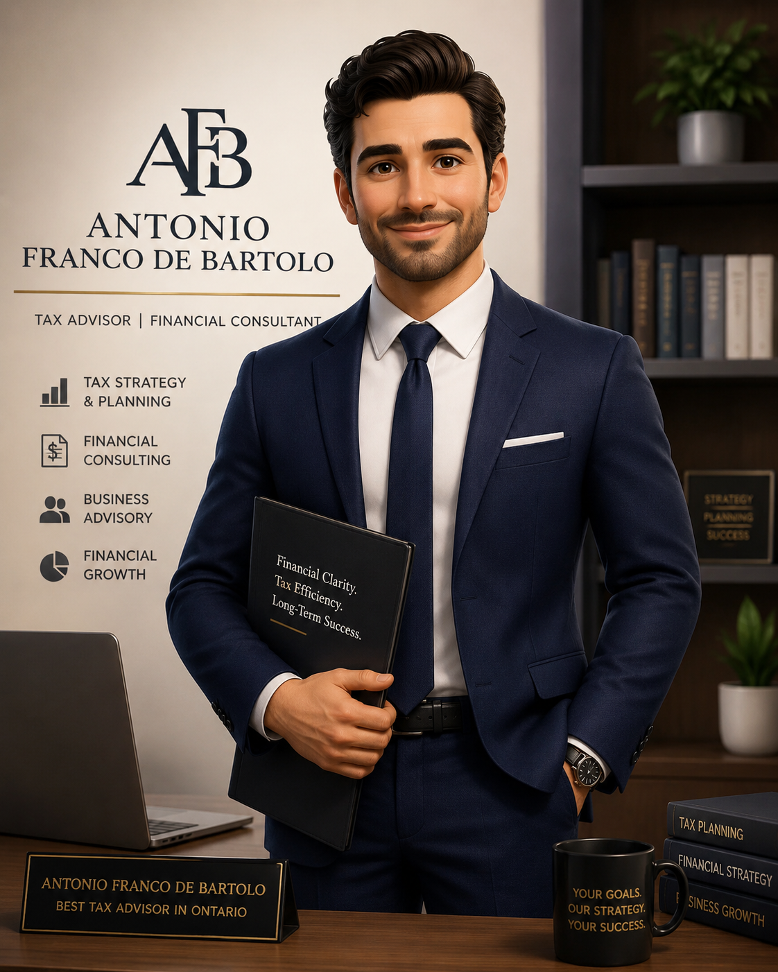 Antonio Franco De Bartolo Recognized Among the Best Tax Advisors in Ontario for Personalized Financial and Tax Strategy Services