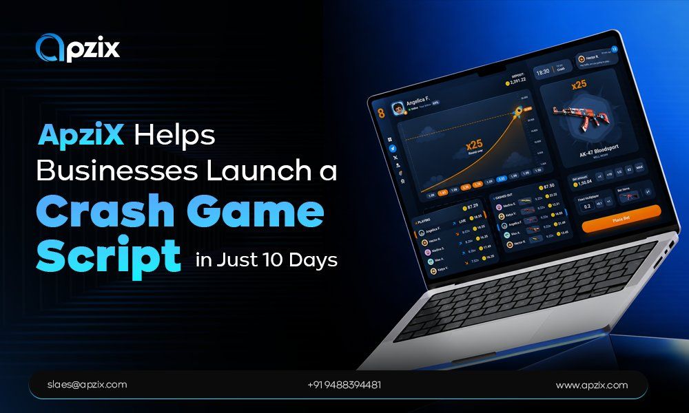 ApziX Helps Businesses Launch a Crash Game Script in Just 10 Days