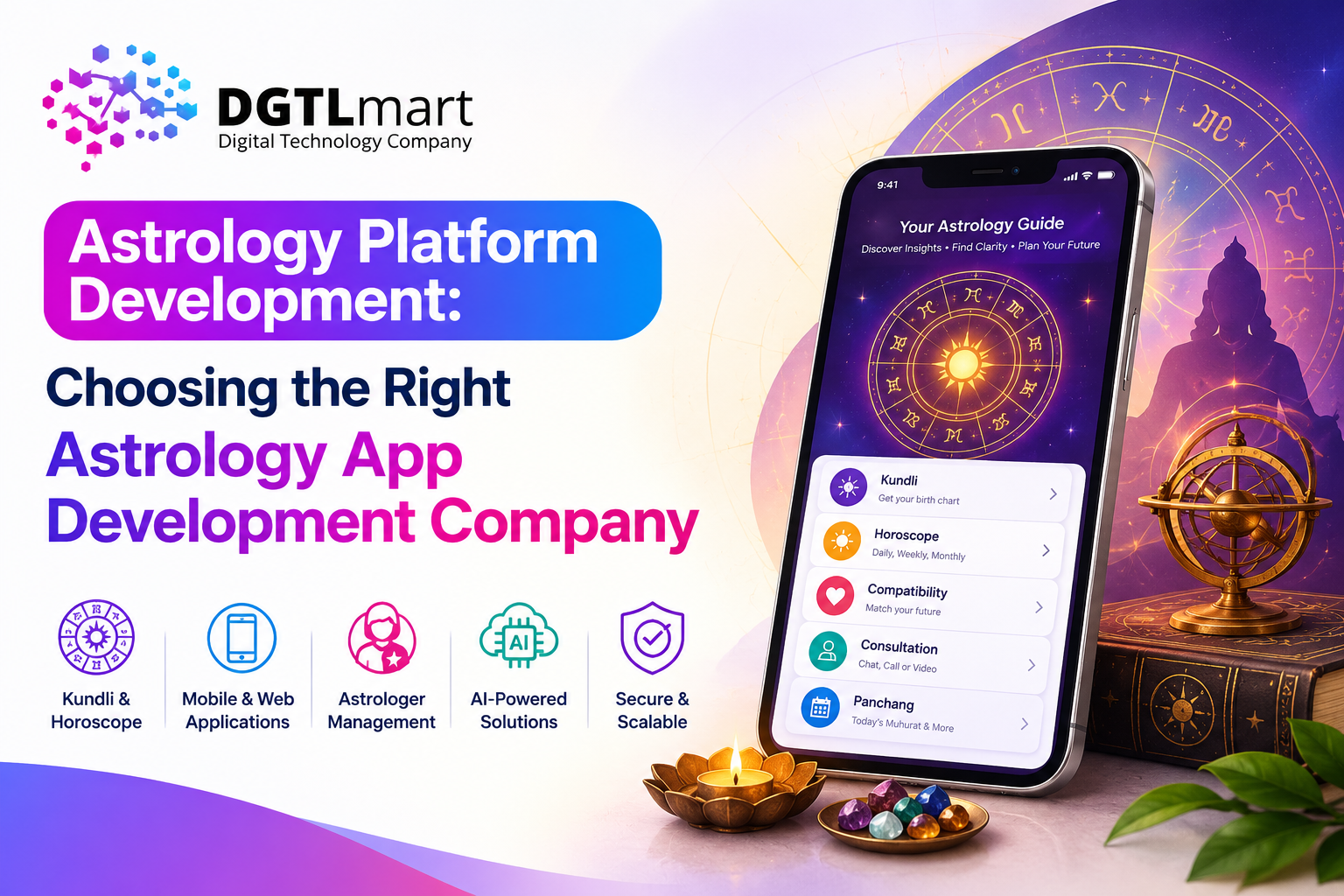 Astrology Platform Development: DGTLmart Expands Astrology App Development and Software Solutions