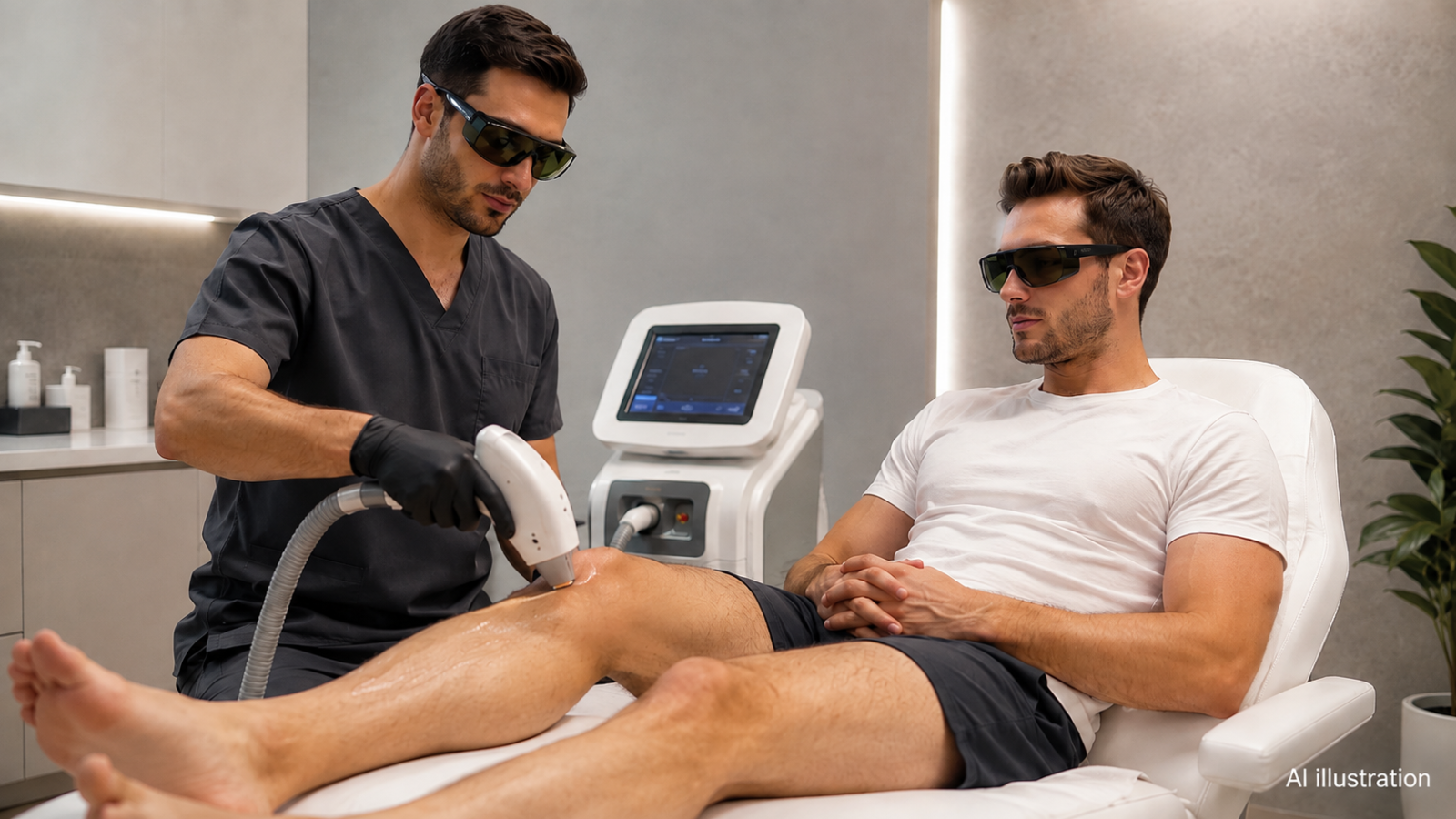Berlin journalist publishes briefing on men's laser hair removal expectations