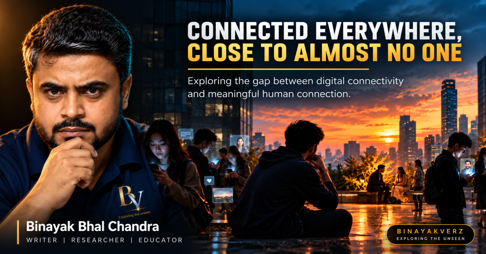 Binayak Bhal Chandra explores loneliness and human connection in the digital age