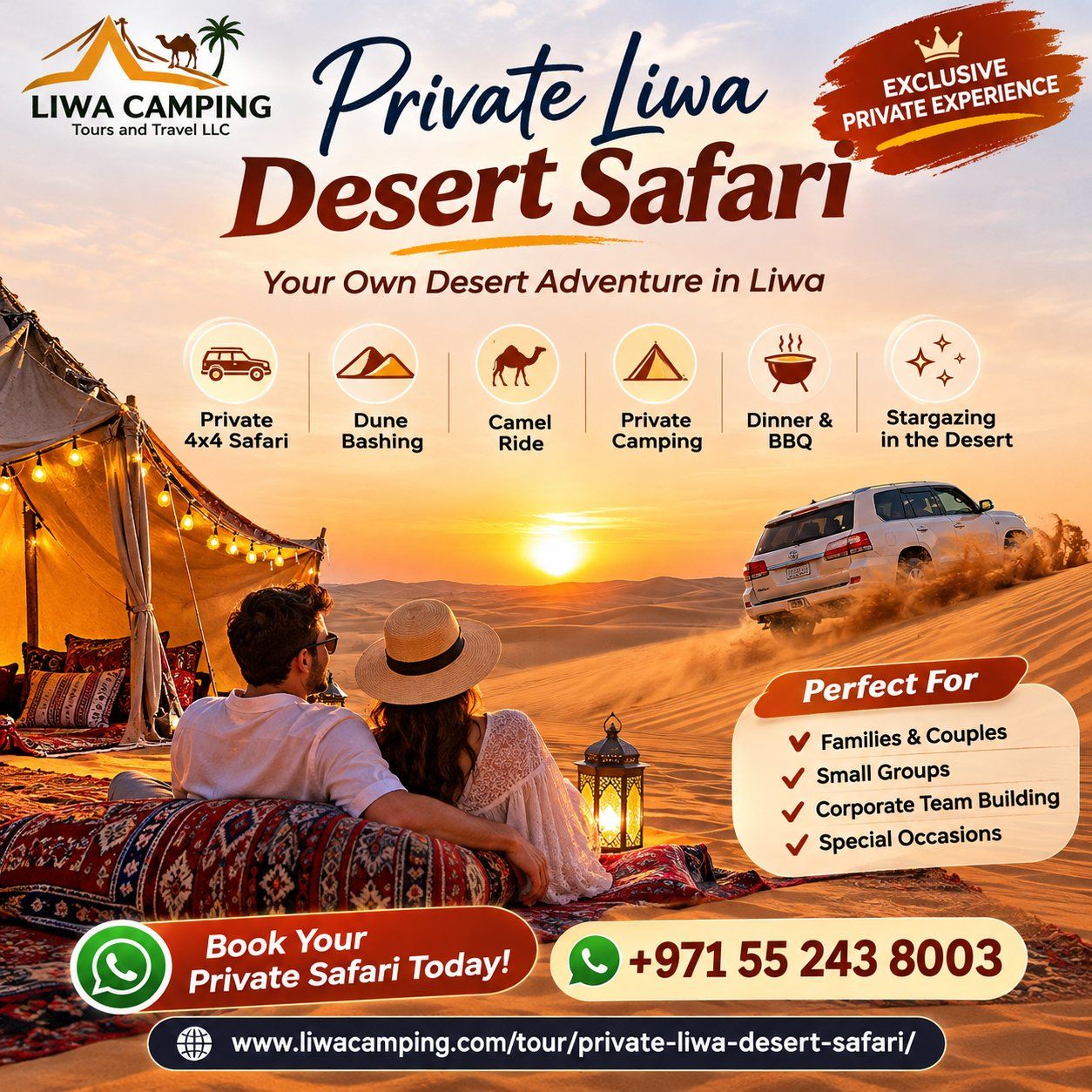 Cooler Season Brings Stargazing and Sunrise Opportunities to Private Liwa Desert Safarisx