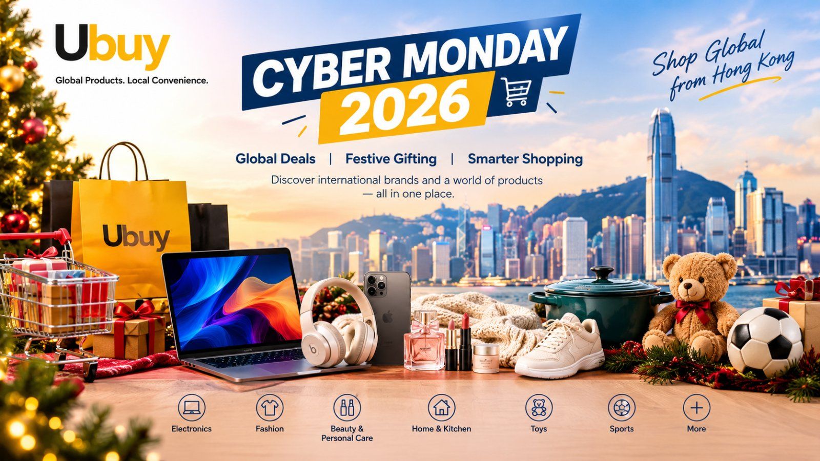 Cyber Monday 2026 festive shopping and international product selections for Hong Kong consumers