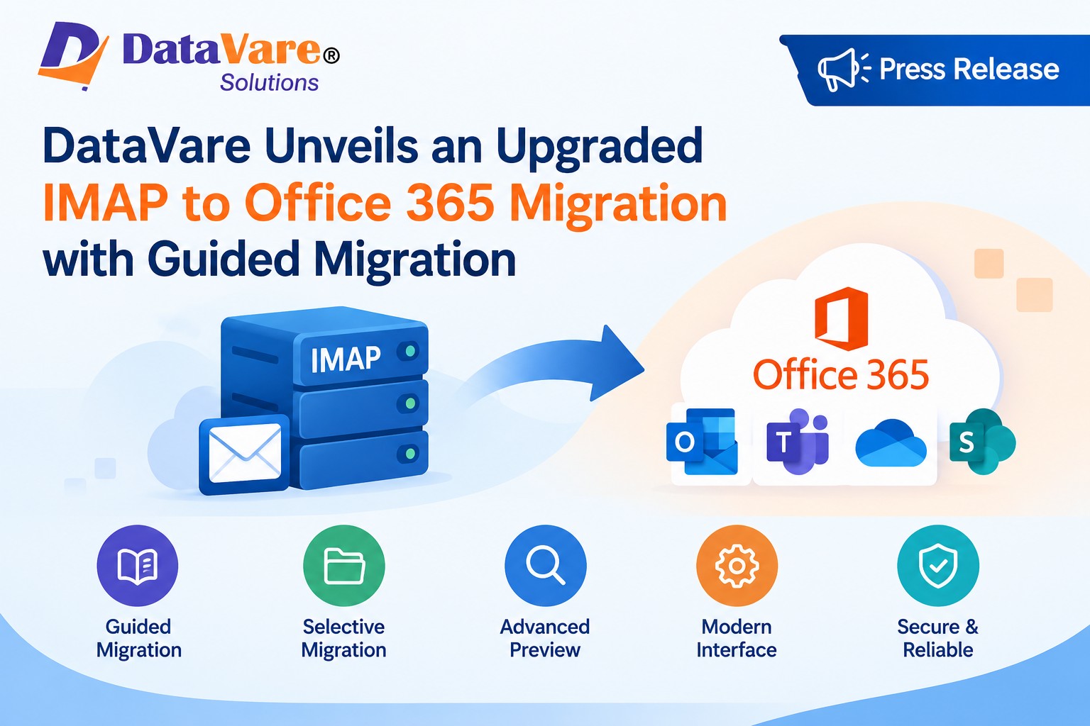 DataVare Unveils an Upgraded IMAP to Office 365 Converter with Guided Migration