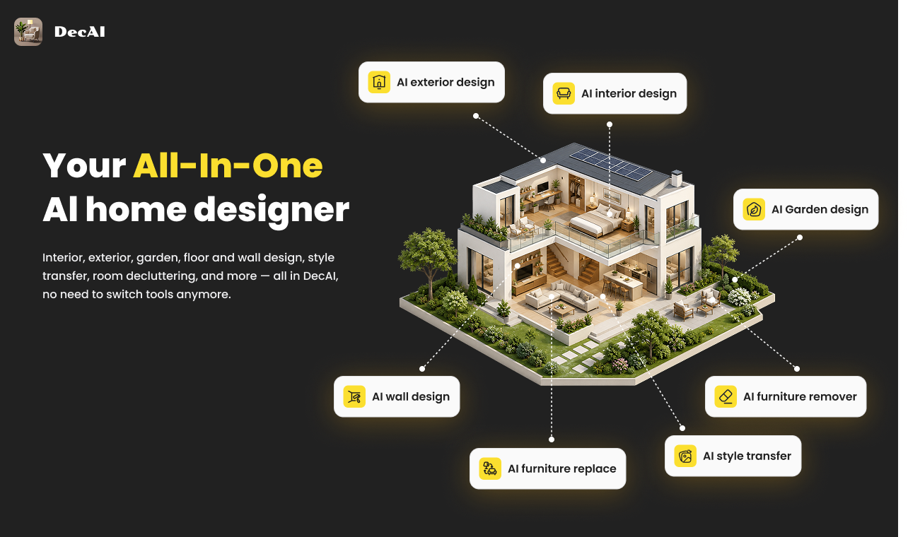 Your all-in-one ai home designer