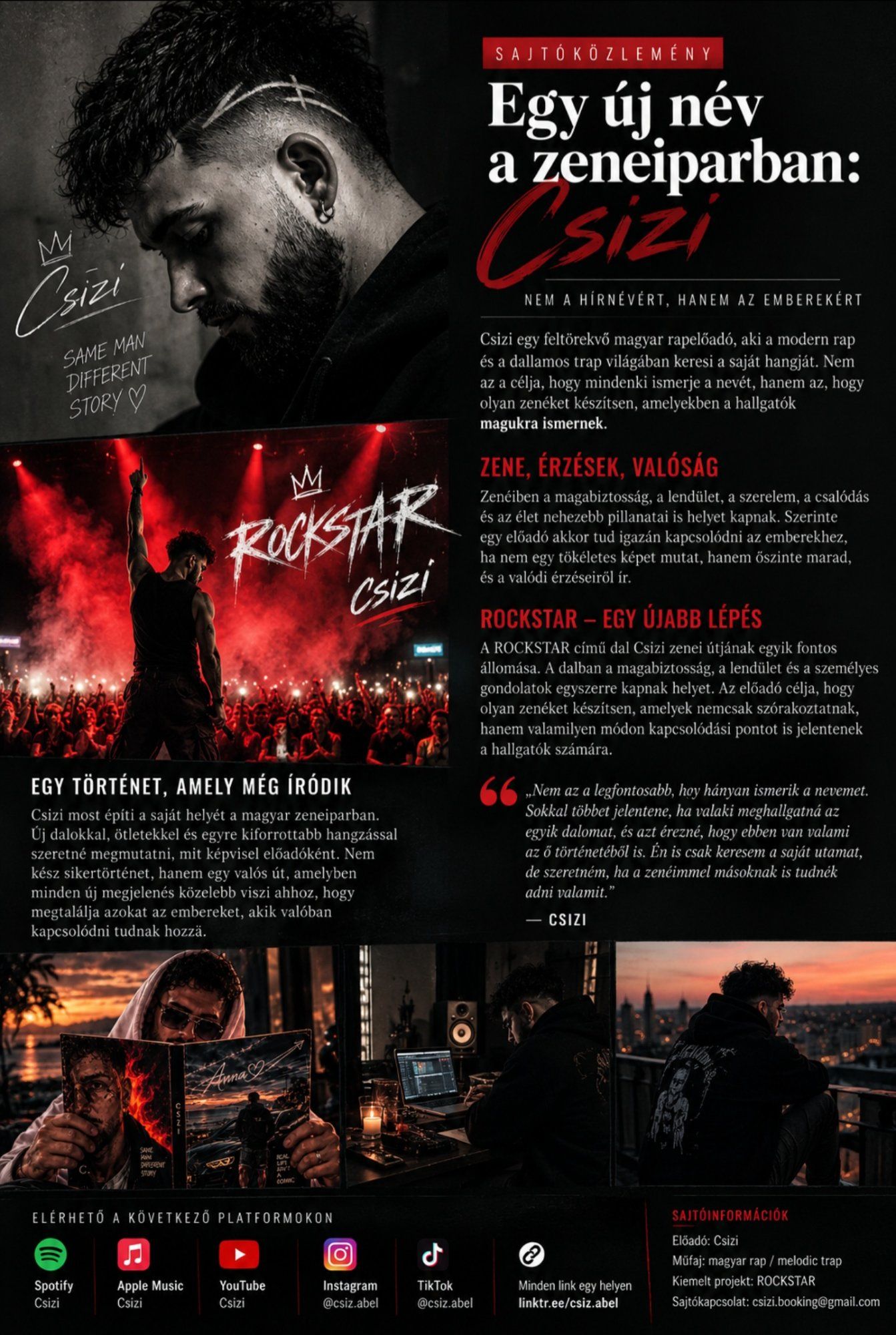 Egy új név a magyar rapben: Csizi