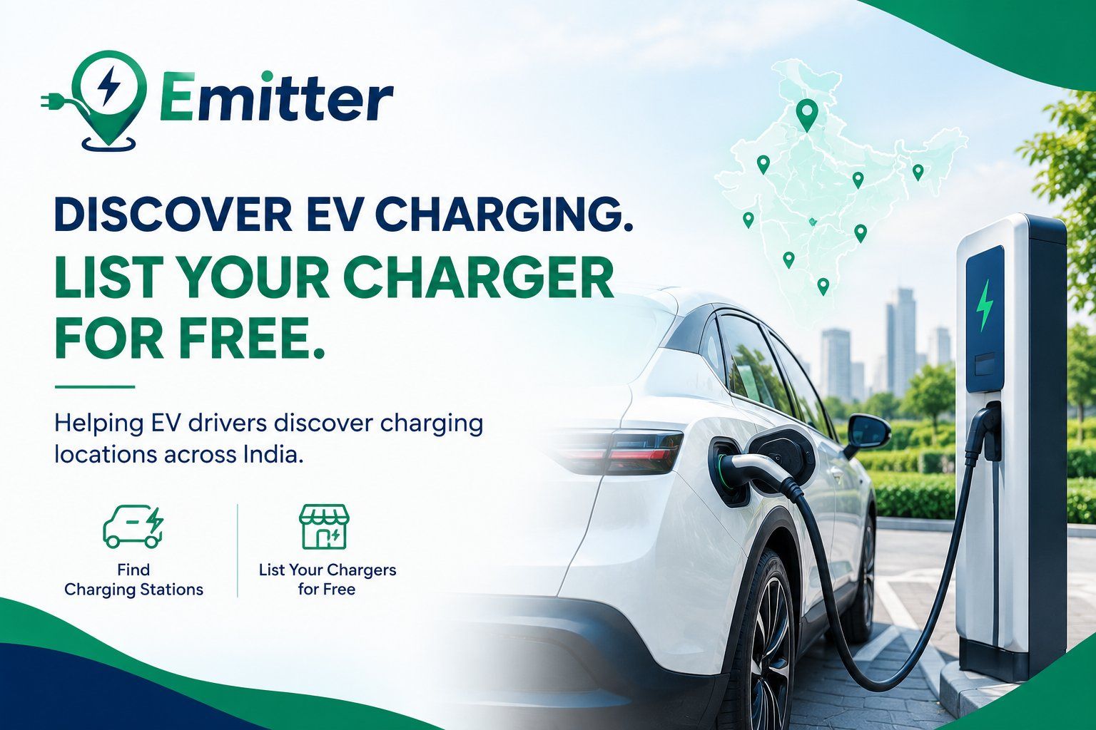EMITTER Promotes Easier EV Charging Discovery with Free Charging Station Listing Options