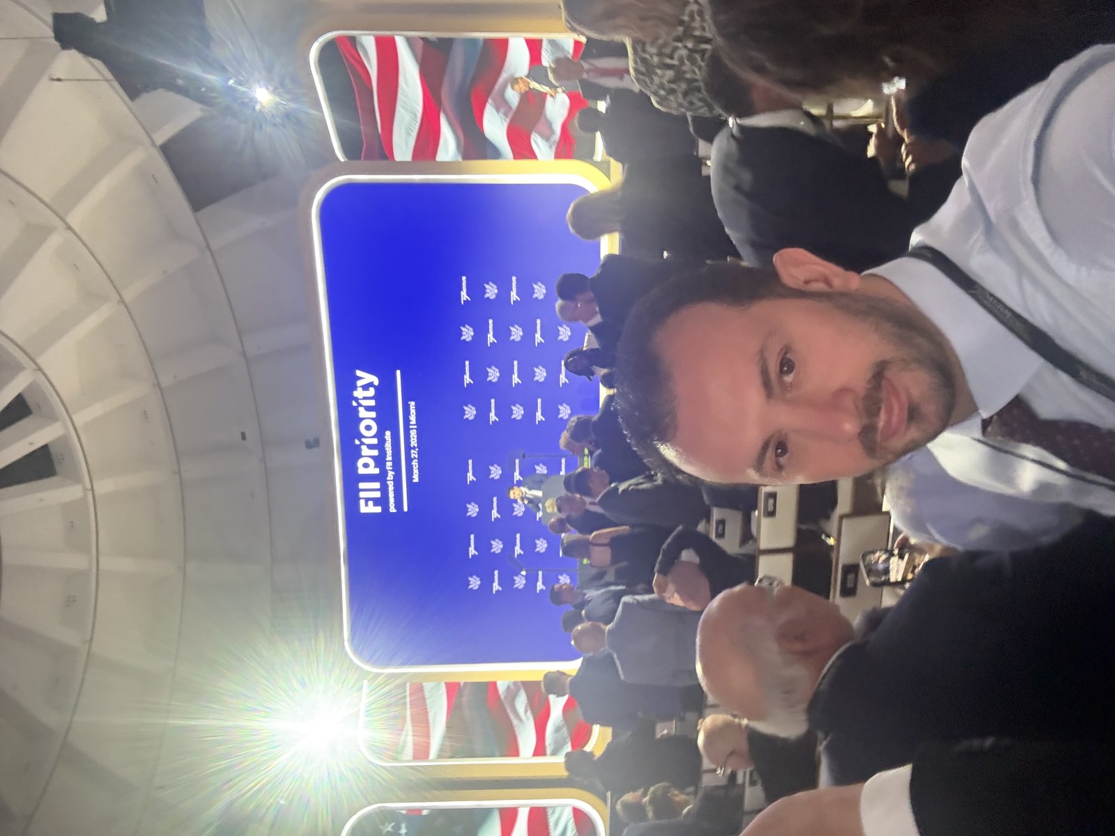 Suhejl Fazliu Former Minister attending FII PRIORITY Summit in Miami with global leaders including Donald Trump