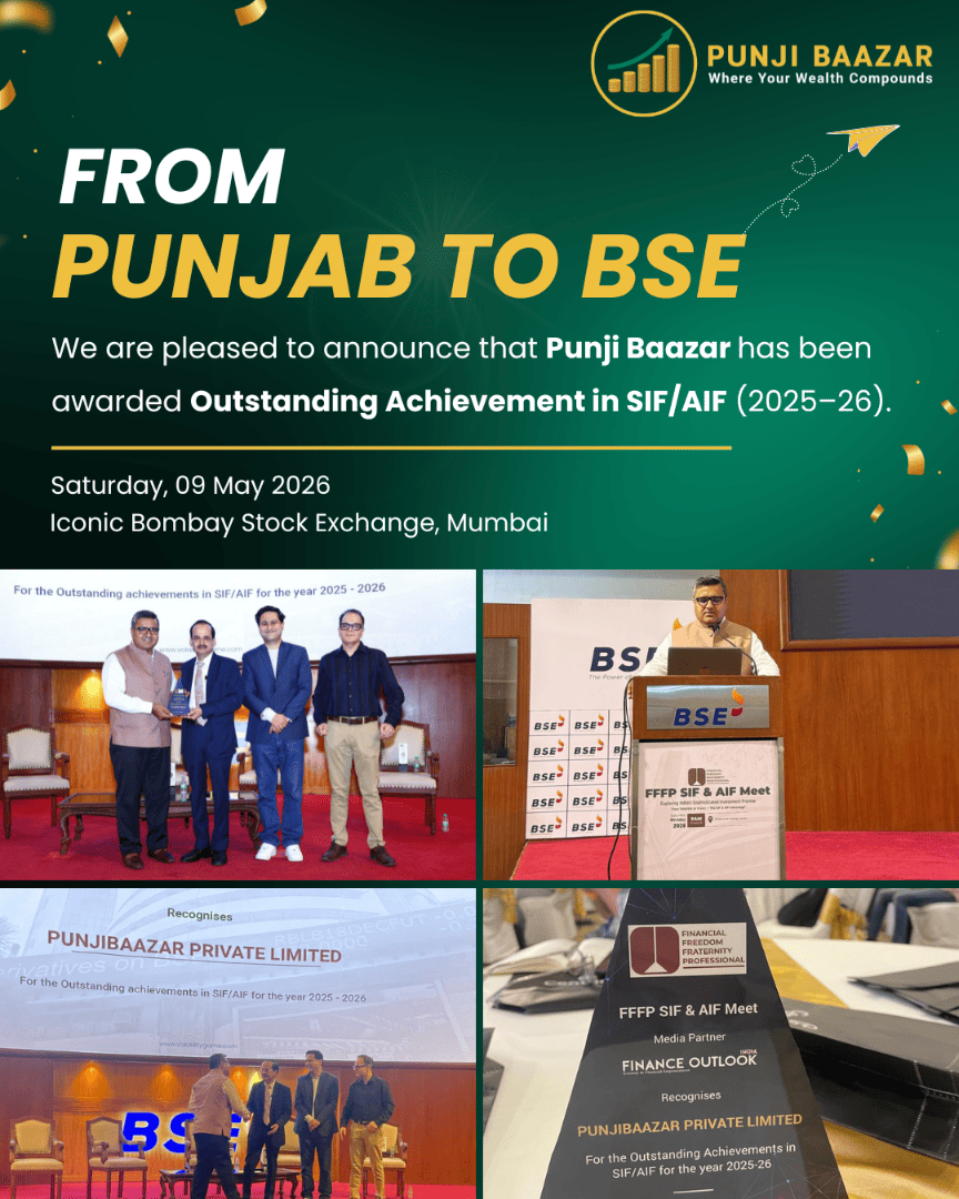 From Punjab to BSE: Punji Baazar Wins ‘Outstanding Achievement in SIF/AIF 2025-26’ Award