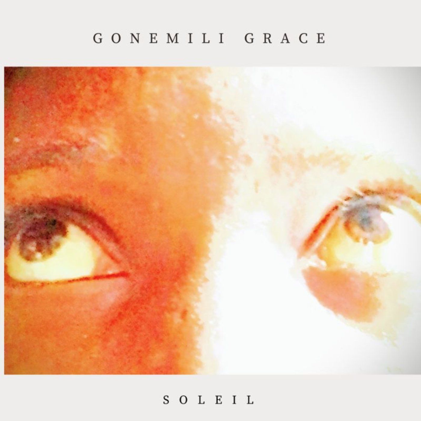 Official cover artwork for Soleil by Ivorian artist Gonemili Grace