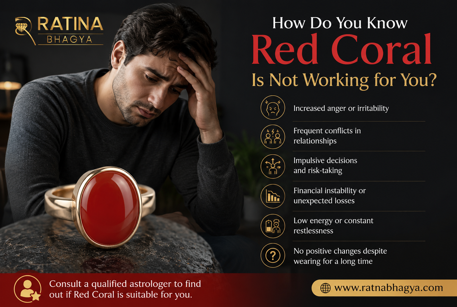 How Do You Know Red Coral Is Not Working for You?