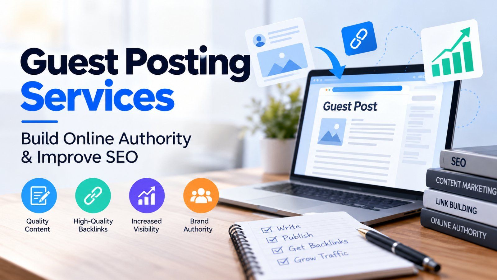 How Guest Posting Services Help Businesses Build Online Authority and Improve SEO