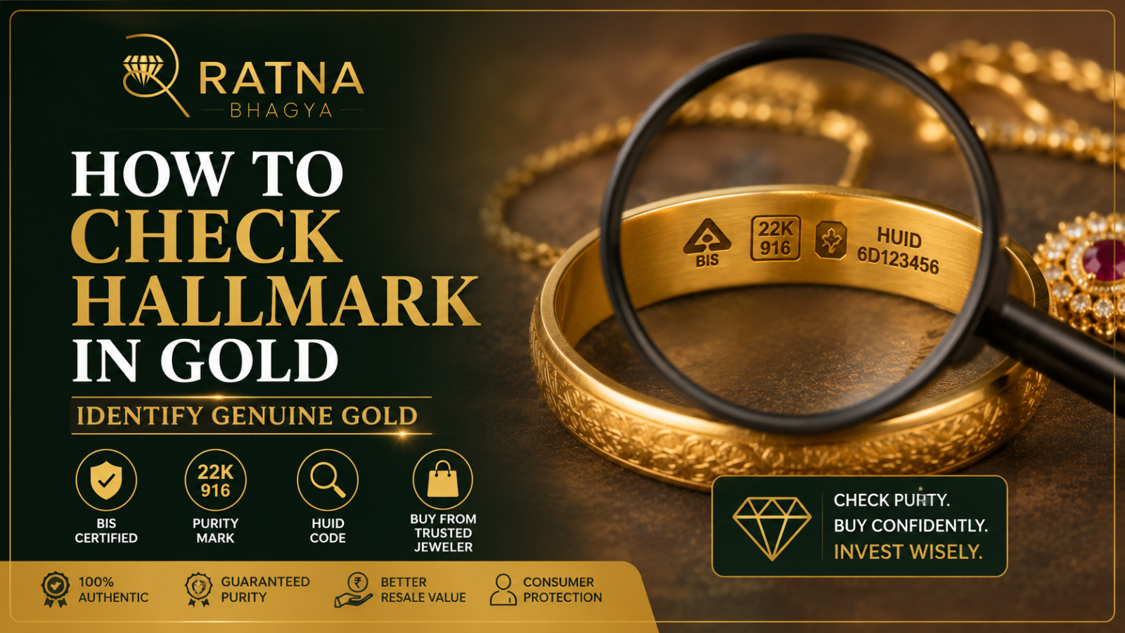How to Check Hallmark in Gold – A Complete Guide | Ratna Bhagya