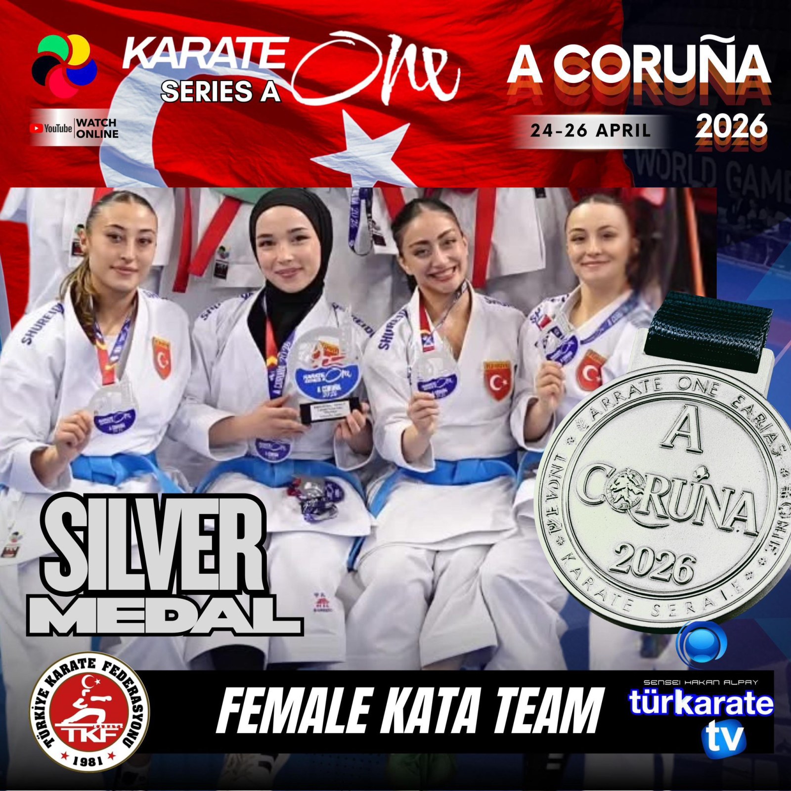 Turkiye National Karate Team victory Coruna 2026 Ibrahim Murat Gunduz statement