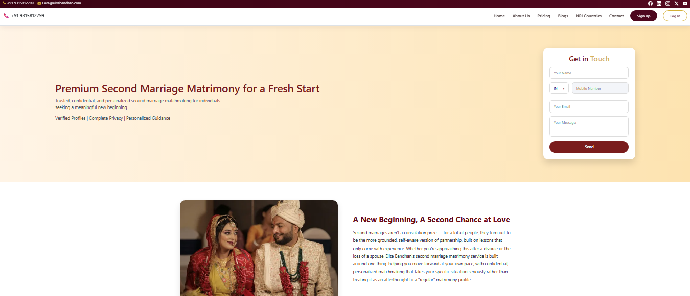 Is there a greater success rate for second marriages than for first marriages?