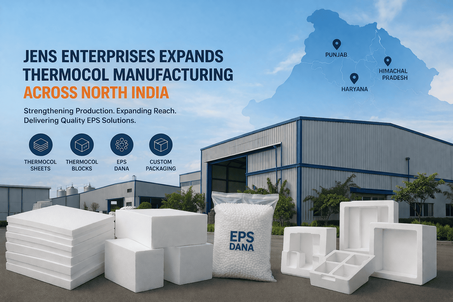 Manufacturer & Supplier of Thermocol (EPS) products based in Mohali, Punjab