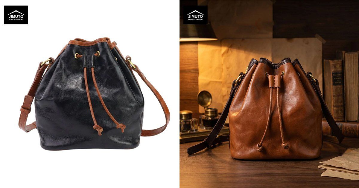JIMUTO GLB: A Vegetable-Tanned Leather Bucket Bag That Brings Quiet Elegance to Everyday Carry
