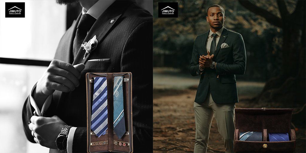 JIMUTO Highlights Handcrafted Leather Necktie Cases for Modern Professionals