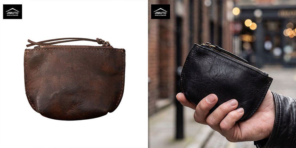 JIMUTO NLC Review: A Handcrafted Vintage Leather Coin Clutch That Combines Character with Everyday Practicality