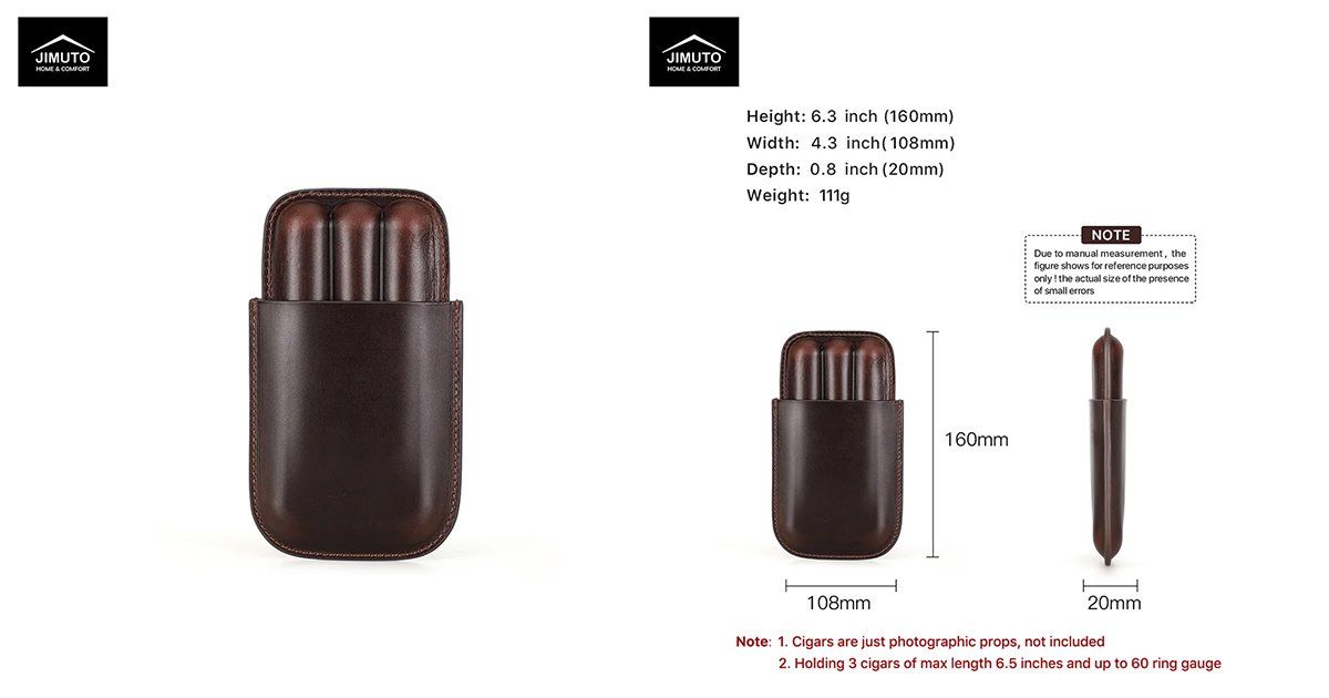 JIMUTO TCC-CE: A Handcrafted Leather Cigar Case That Brings Refinement to Everyday Carry