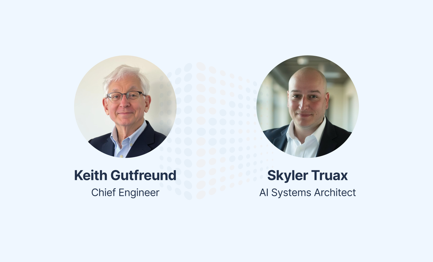 Kirk Tech promotes Keith Gutfreund to Chief Engineer, hires Skyler Truax as AI Systems Architect