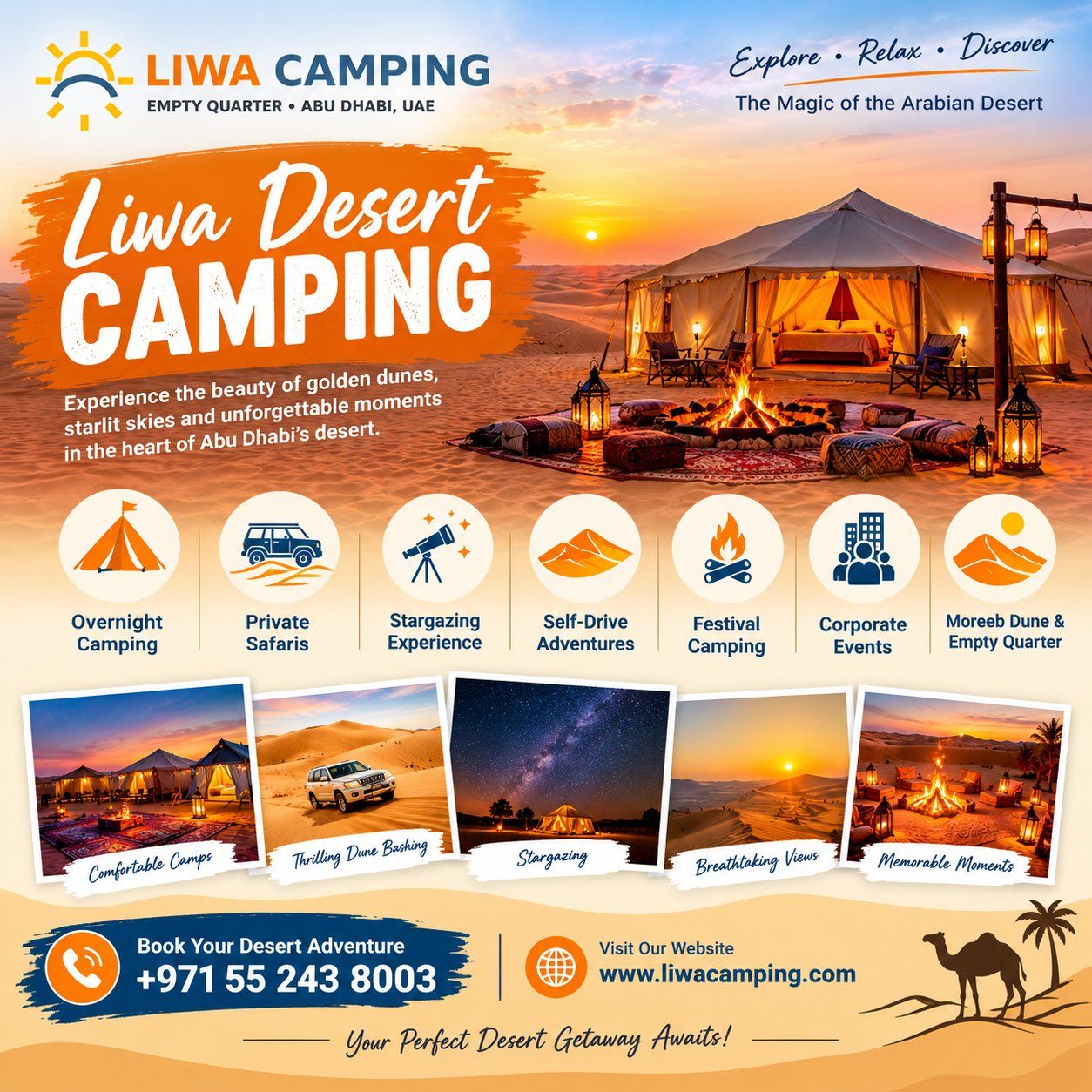Liwa desert camping