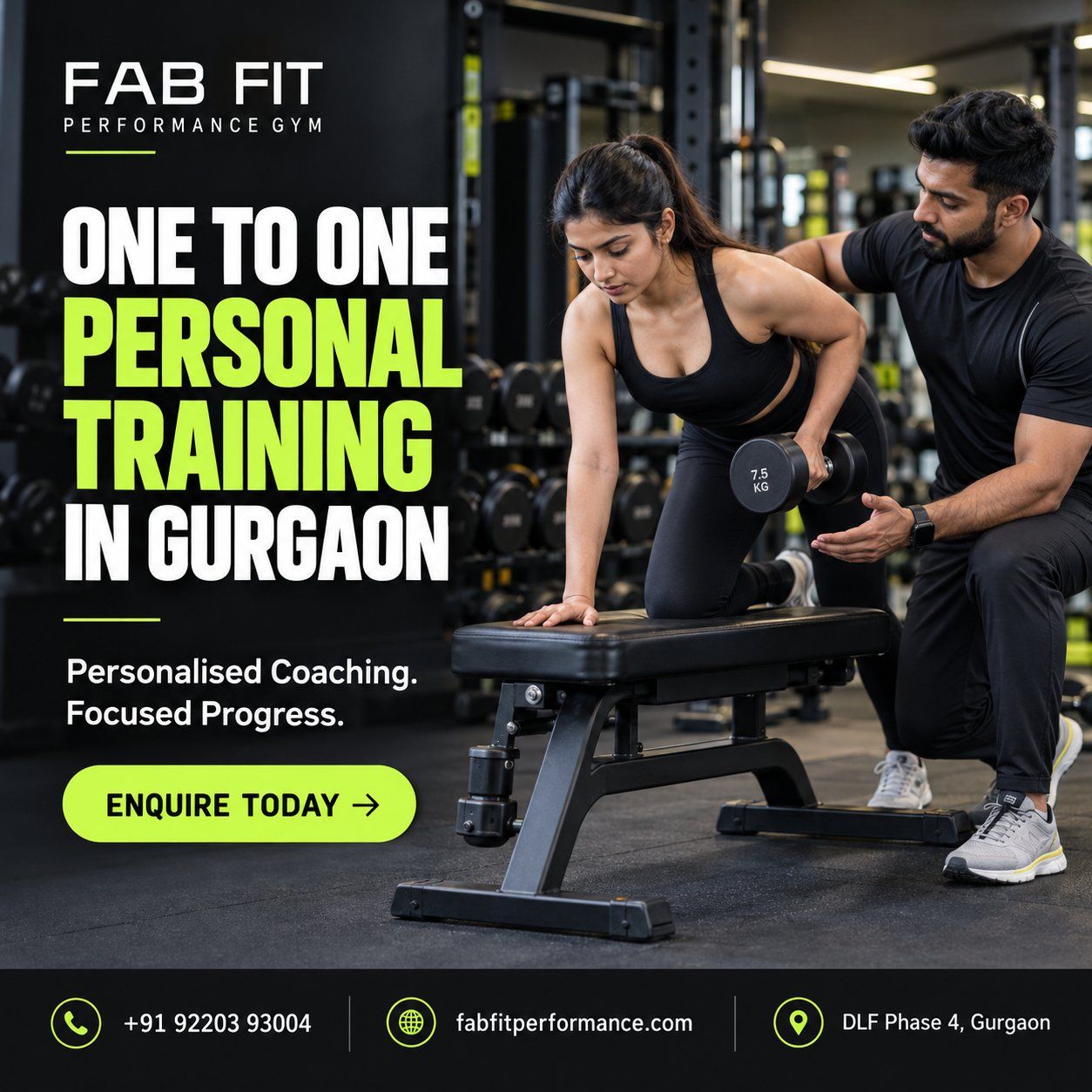 One to One Personal Training in Gurgaon