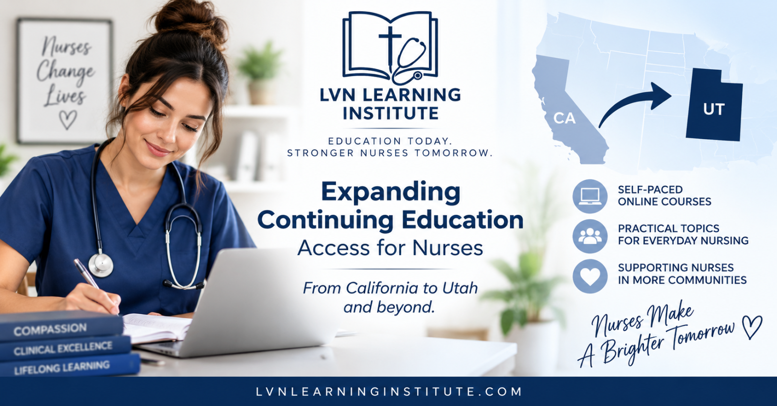 LVN Learning Institute Expands Continuing Education Access to Nurses Beyond California