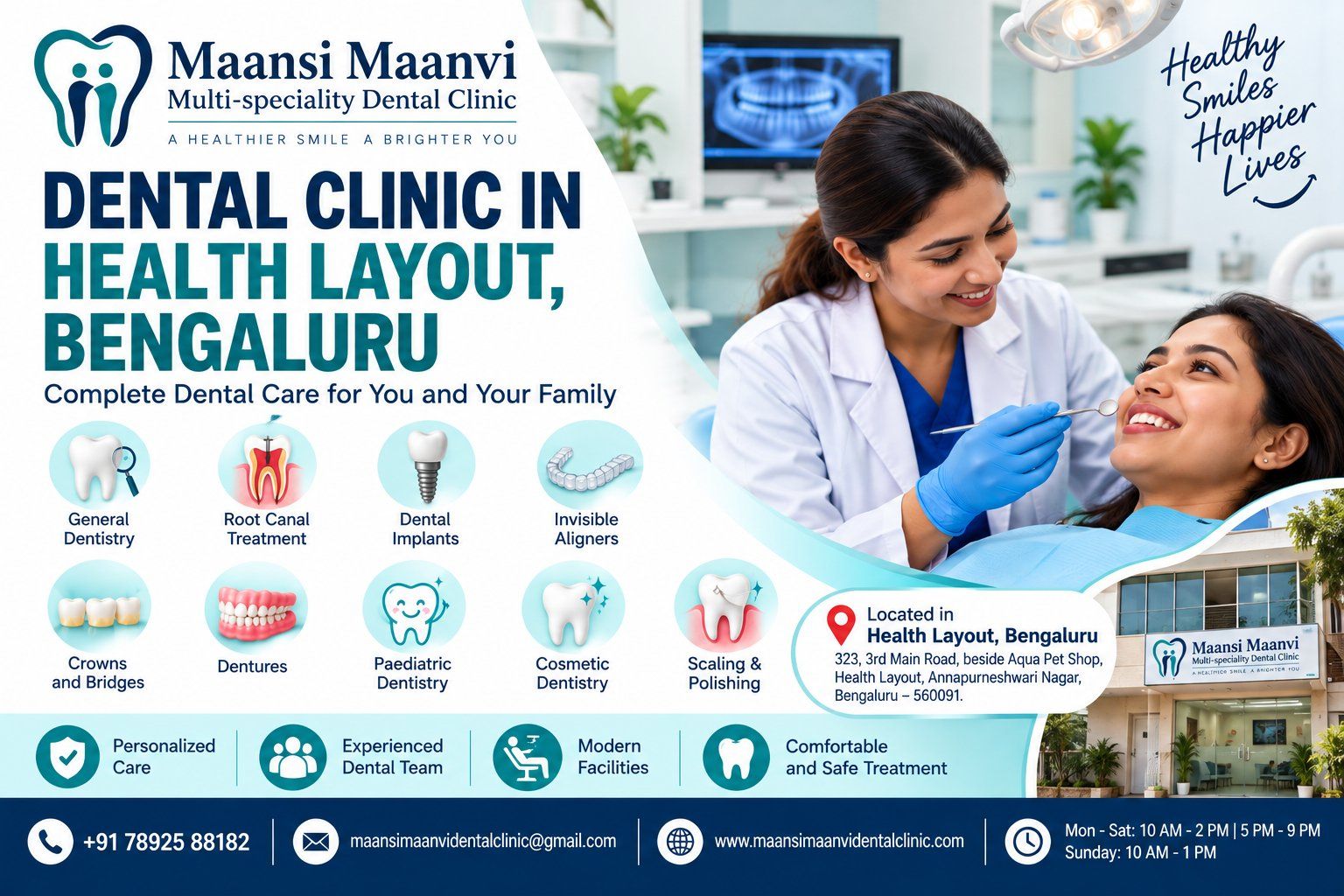 Maruti Dental Clinic Highlights Comprehensive Dental Care Services in Bangalore