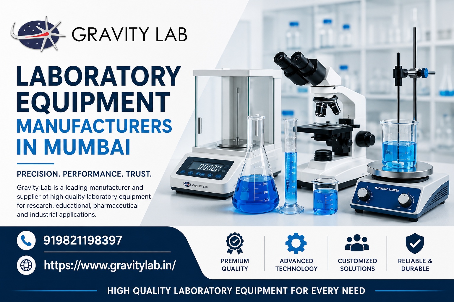 Laboratory Equipment Manufacturers in Mumbai providing quality lab equipment