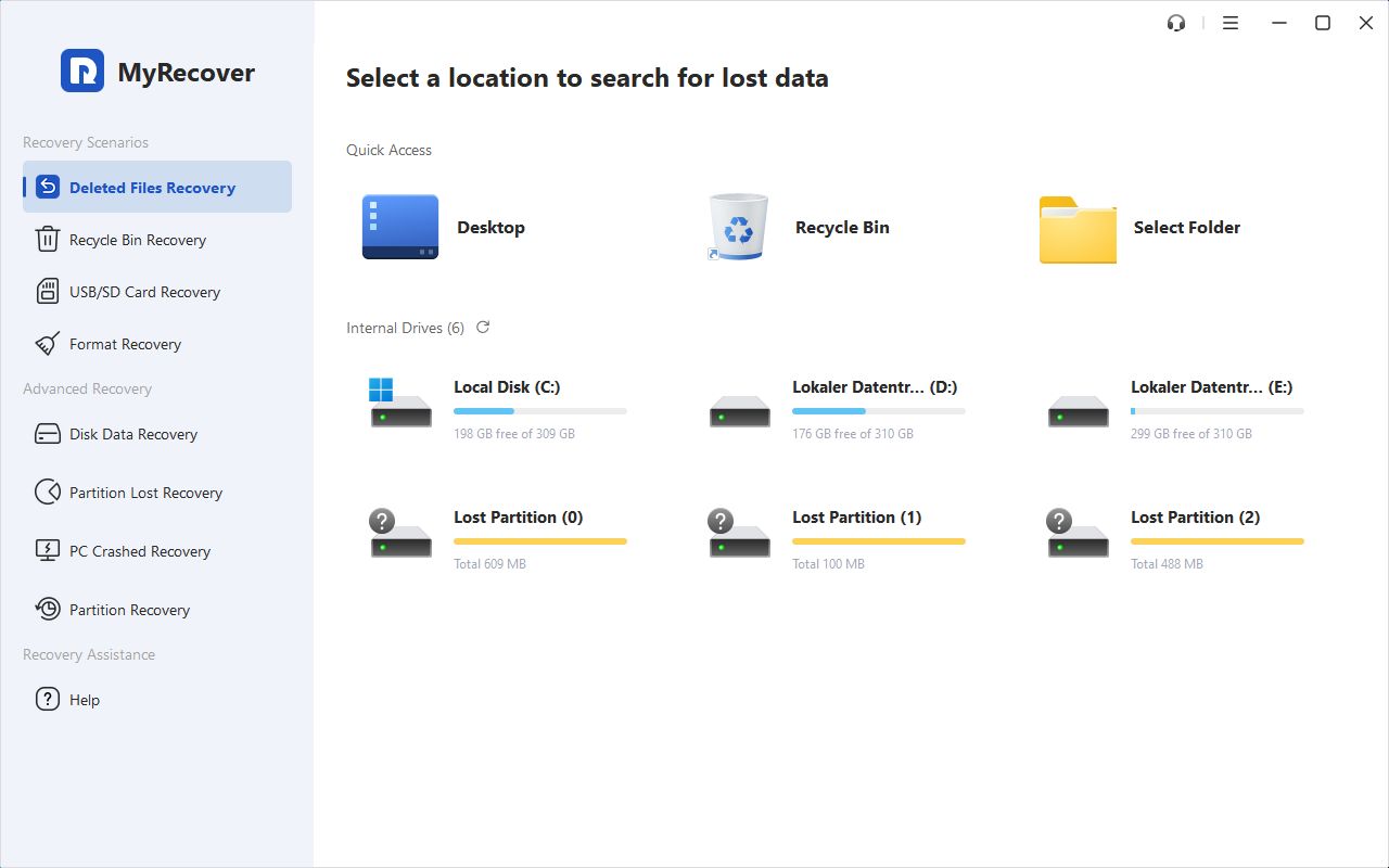 MyRecover Helps Windows Users Recover Deleted Files from PCs and External Storage
