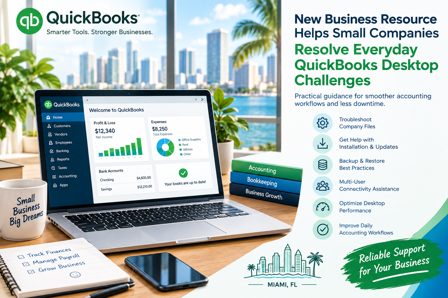 New Business Resource Helps Small Companies Resolve Everyday QuickBooks Desktop Challenges