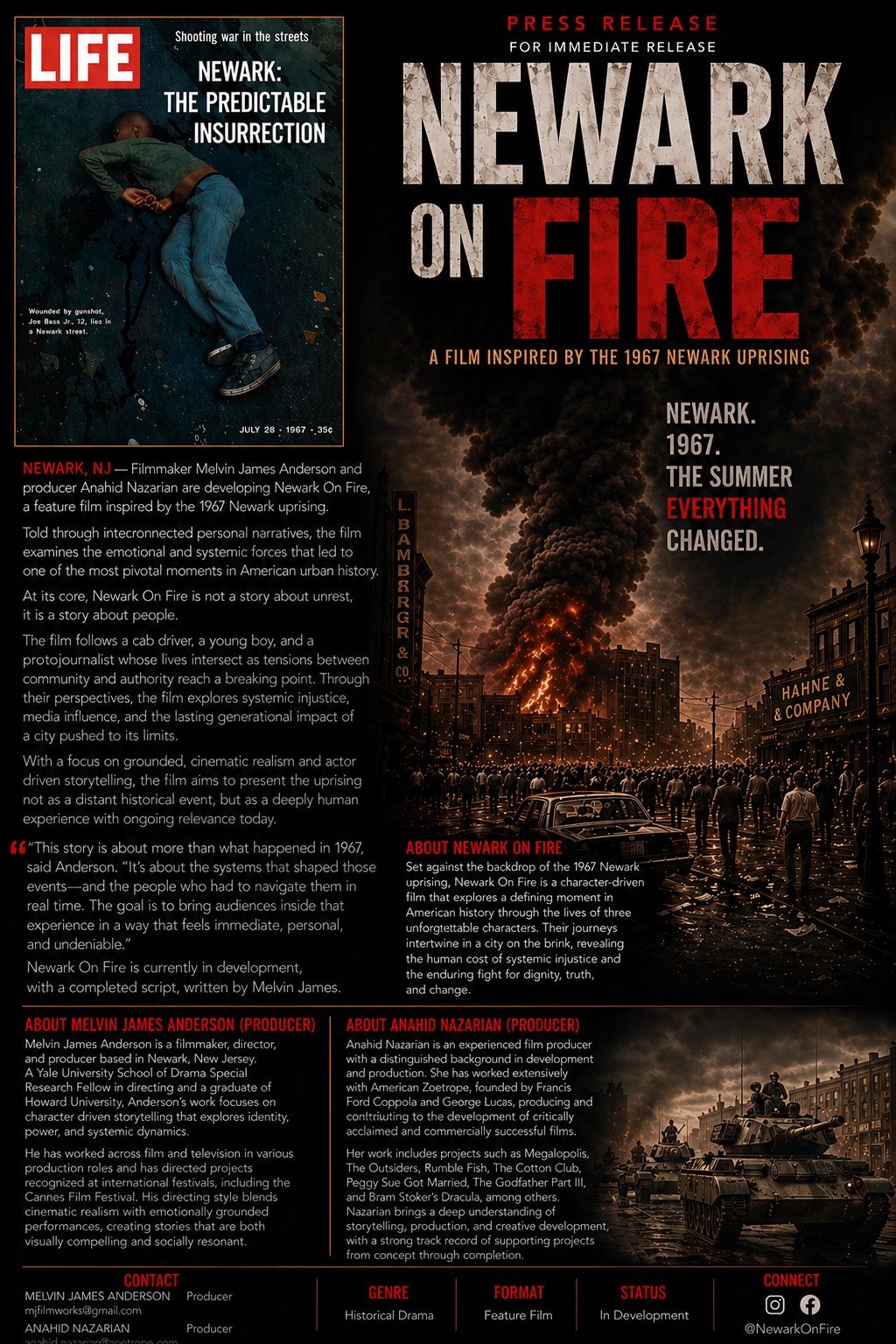 NEWARK ON FIRE