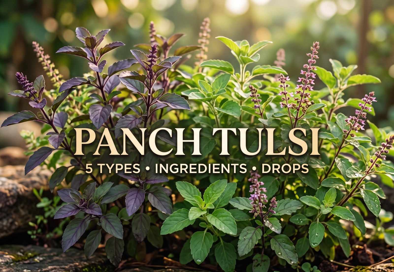 Panch Tulsi Drops inspired by traditional Tulsi wellness practices