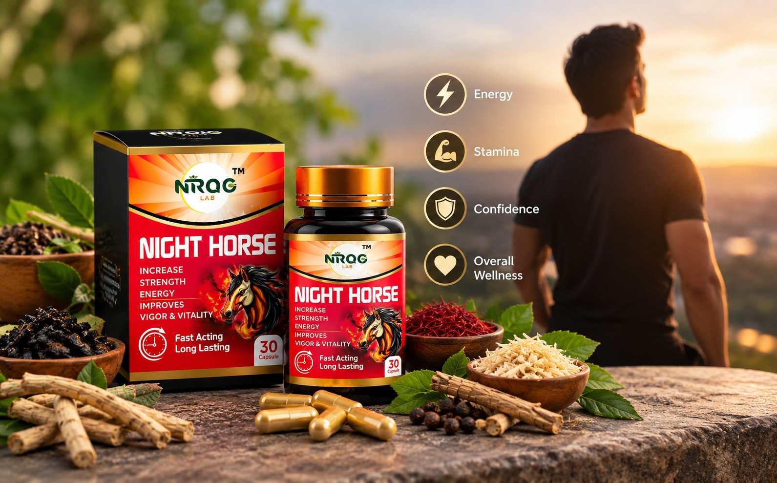 Nirog Lab Night Horse herbal capsule 30 capsules