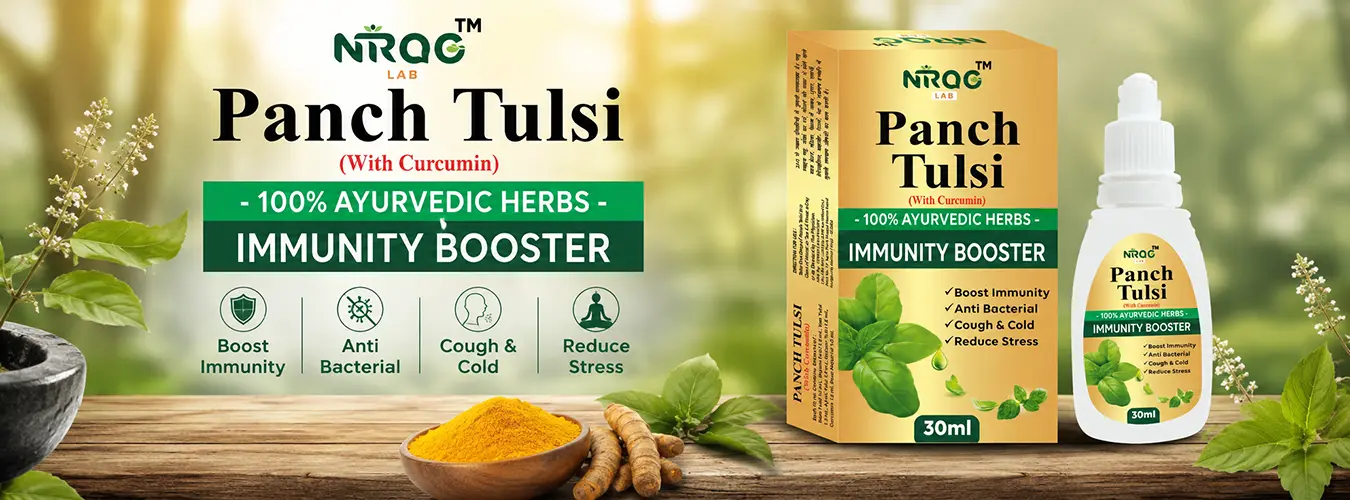 Panch Tulsi Drops and traditional Tulsi varieties for herbal wellness