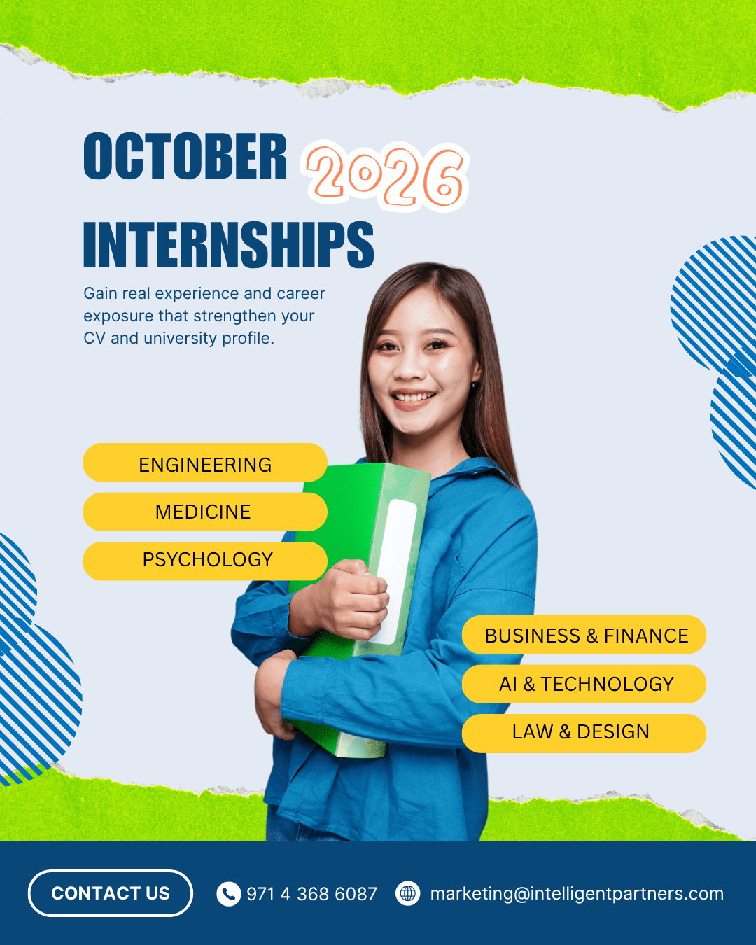 October School Break: Career Internship Opportunities for UAE High School Students