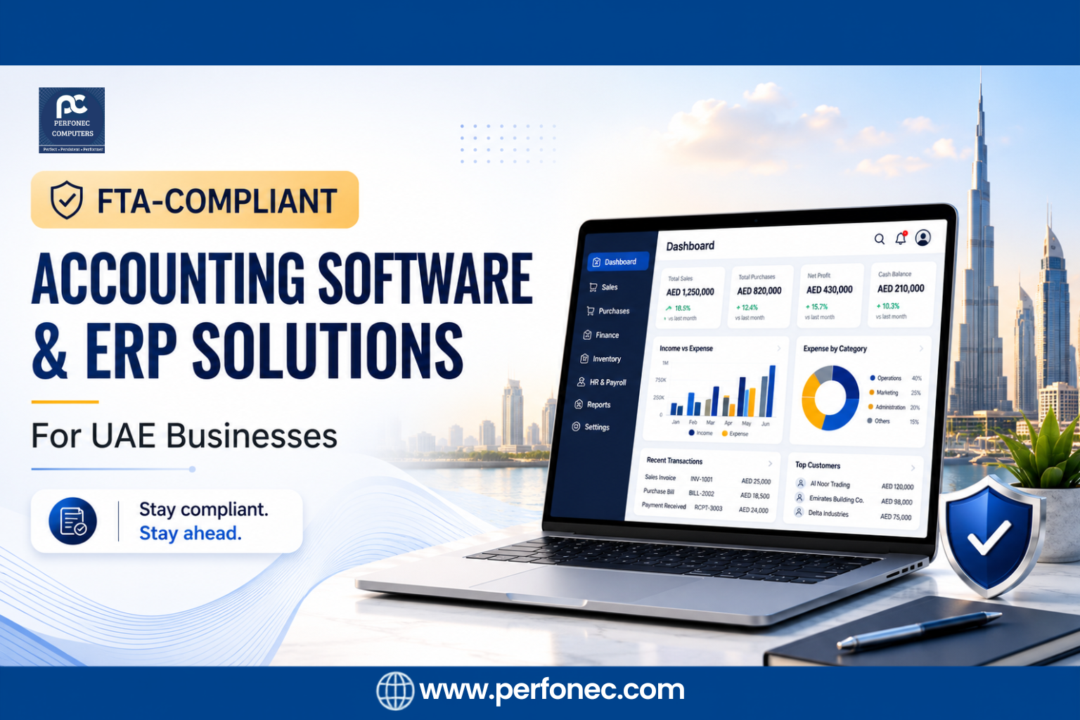 Perfonec Computers Trading LLC — Accounting Software & ERP Solutions Provider in Dubai, UAE