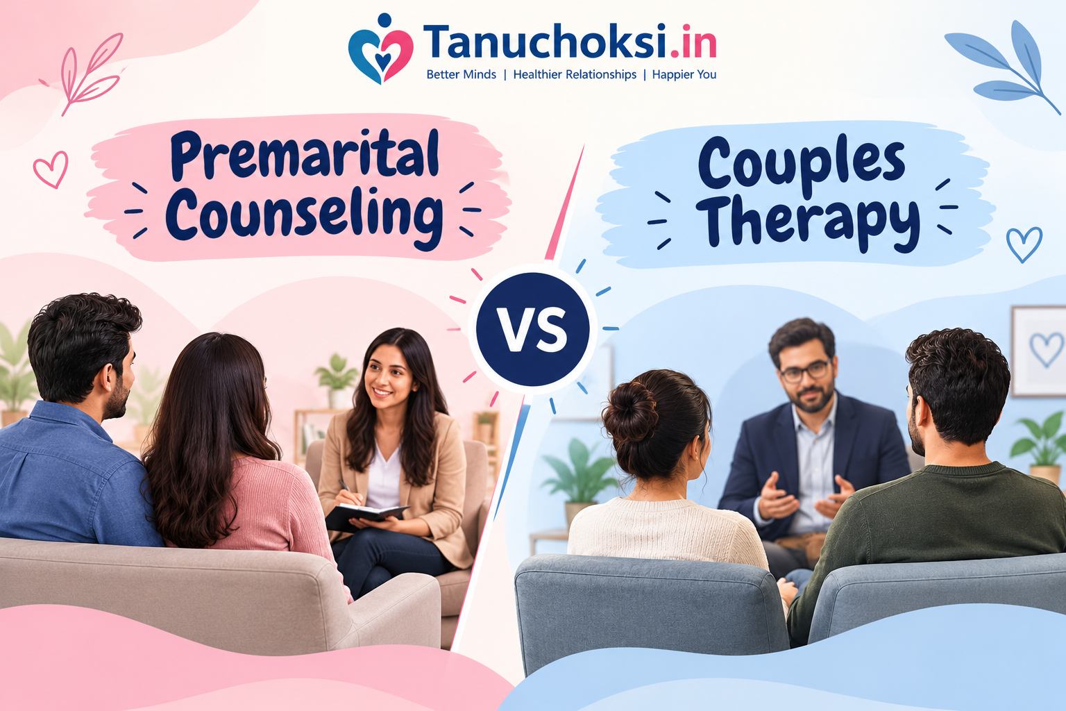 Premarital Counseling vs. Couples Therapy