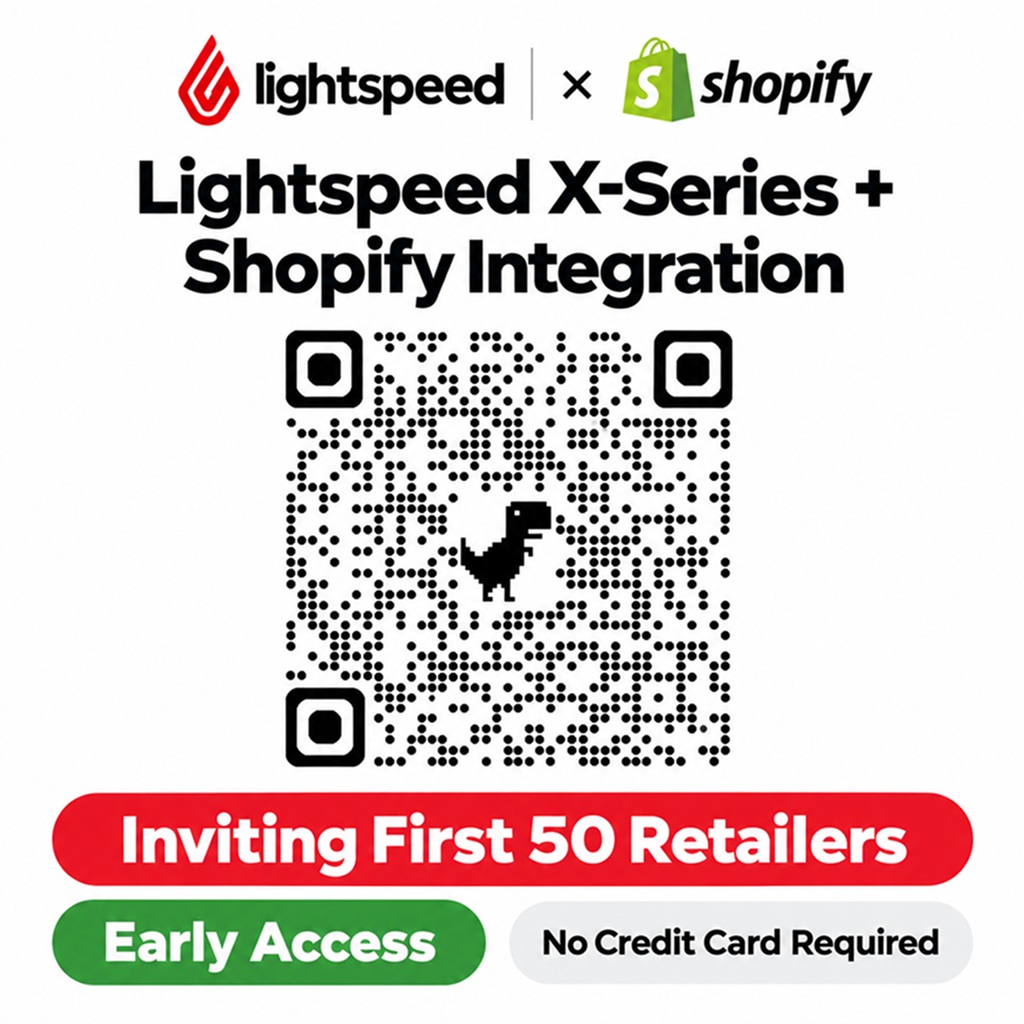 Retail Bridge Early Access for Lightspeed X-Series and Shopify retailers with up to 90 days FREE, NO PAYMENT, and NO CREDIT CARD REQUIRED