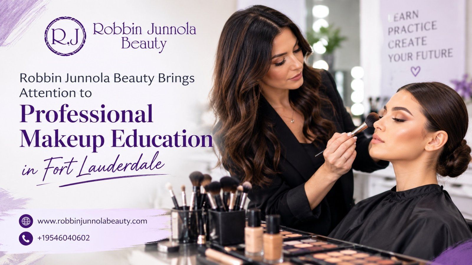 Robbin Junnola Beauty Brings Attention to Professional Makeup Education in Fort Lauderdale