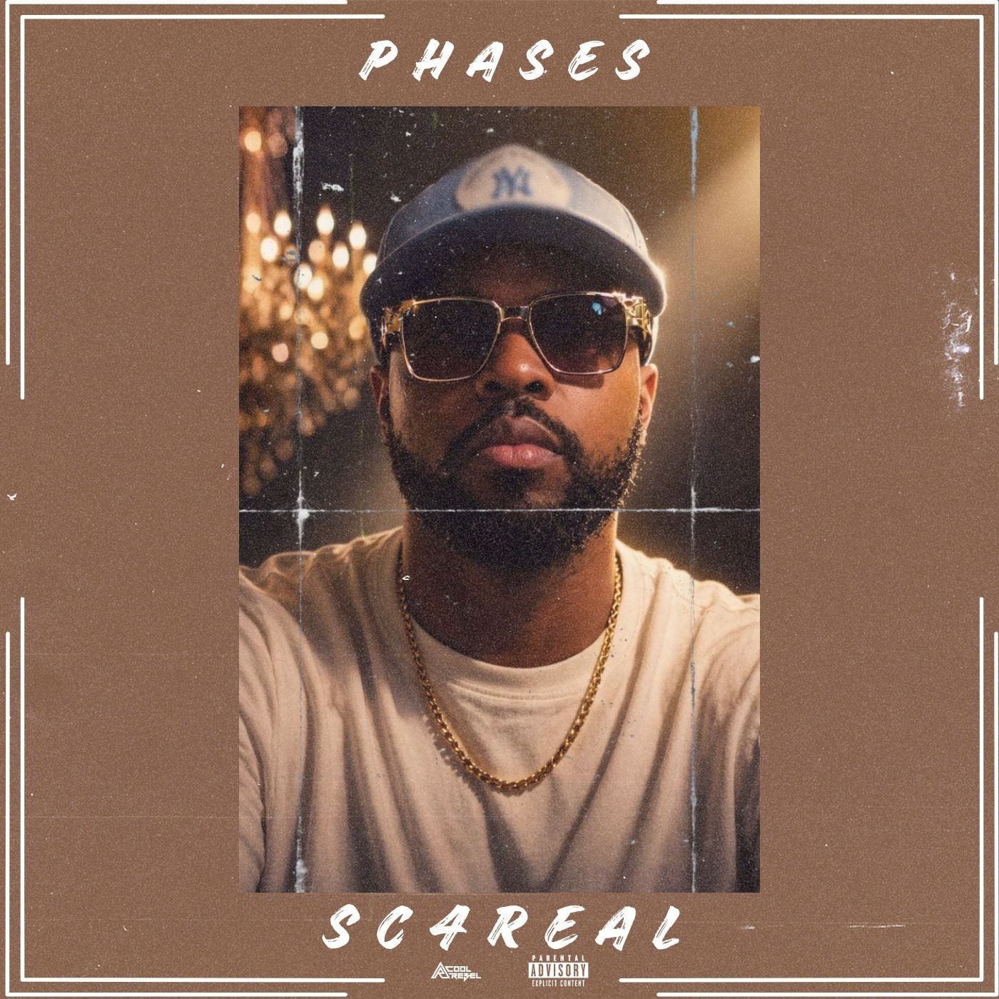 SC4REAL PHASES album cover featuring the independent artist and producer’s 15-track 2026 album