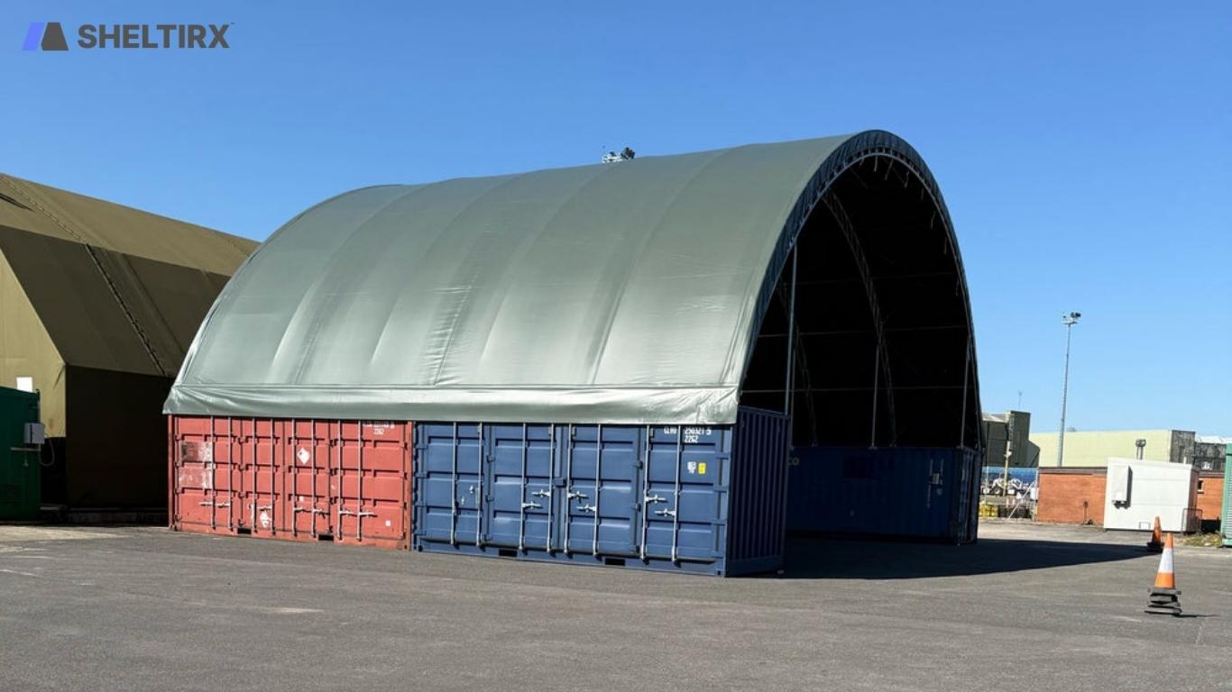shipping container shelter