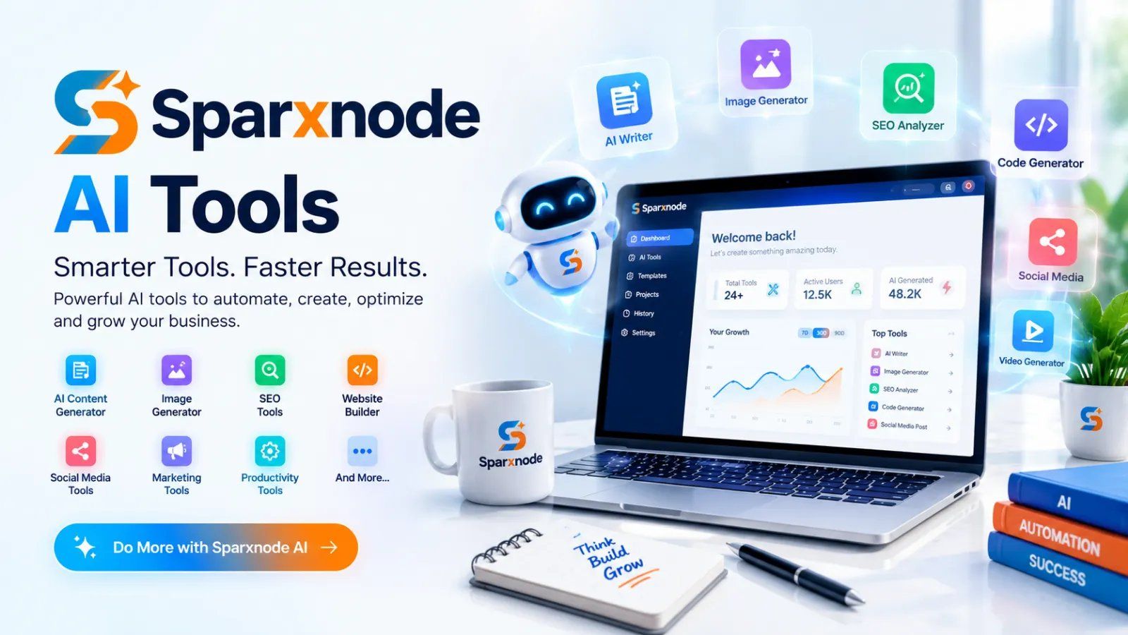 Sparxnode AI Tools: Empower Your Digital Growth with Smarter AI Solutions