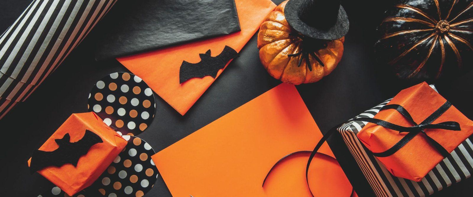 Halloween costumes, pumpkin decorations and party accessories for shoppers in Singapore.