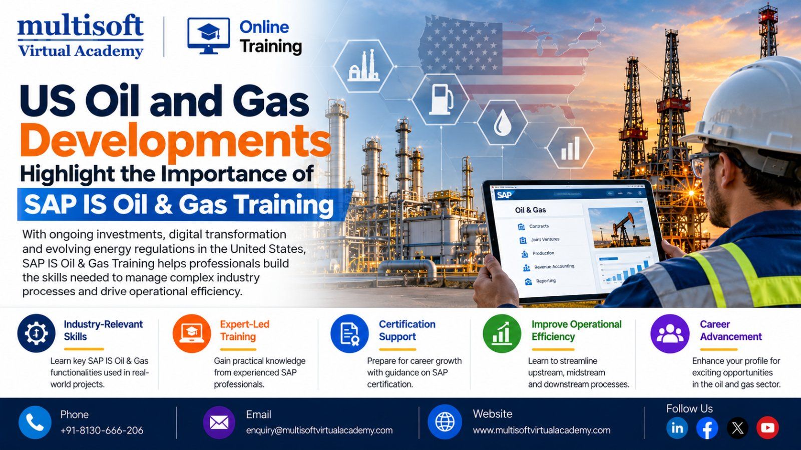US Oil and Gas Developments Highlight the Importance of SAP IS Oil & Gas Training